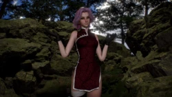 Sakura, shinobi girl delights you with dance