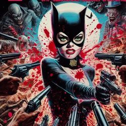 Catwoman in Violent Perils [GURO] [AI Generated]