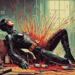 Catwoman in Violent Perils 4 [GURO] [AI Generated]