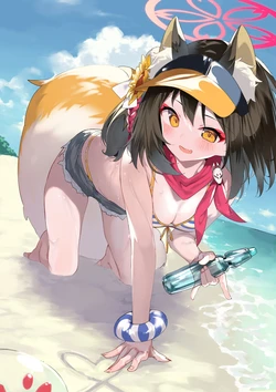 izuna (swimsuit) (blue archive)