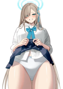 [涼] スカートたくし上げアスナ (ブルーアーカイブ)