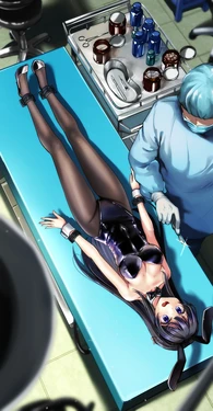 [Watari Laboratory]桜島麻衣拘束イラスト＆心臓摘出、心臓姦ラフ