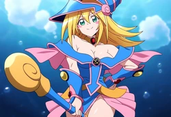 [✓]#AIイラスト NovelAIV3でブラックマジシャンガール - バッドハンド男的插畫 – pixiv [AI Generated]