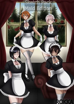 [Rokka] Vore sketch pack maid edition
