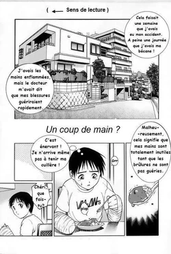 A helping hand ( un coup de main? (french)