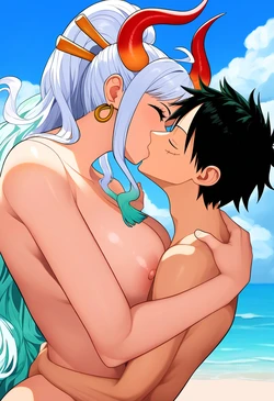 [MisterioAI3] Luffy&Yamato Enjoyable Moments (One Piece) [AI Generated]