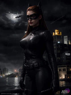 AI Anne Hathaway #Catwoman [AI Generated]