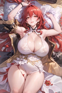 Himeko honkai star rail [ai generated]