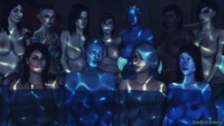 [Deadbolt Returns] Mass Effect Hot Tub Harem + Legacy Group Images (Mass Effect)