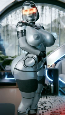 [Rigid3D] Futa Femshep x EDI (Mass Effect)