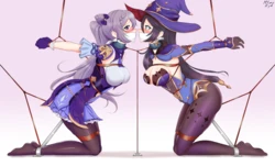 [Mymyeye] Keqing & Mona Megistus [Genshin Impact]