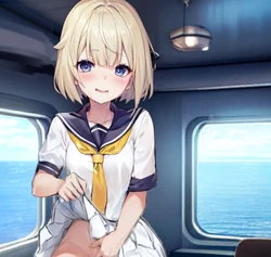 [すずめソフト] I thought I would hear your answer to my confession if we could escape from the deserted island... [AI Generated]