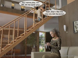 [DrawingIncest] Grandma's lesson of fucking