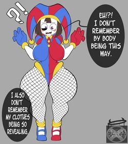 [CrossSamaX] Pomni's upgrades (The Amazing Digital Circus)