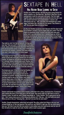 [Deadbolt Returns] Heather Guitar Photoshoot Remake + "Heather Learns the Guitar" Short Story (Sextape in Hell)
