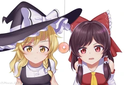 [Maozi Dan] Marisa And Reimu Gets Hypnotized (Touhou Project)