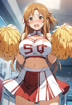 tachibana ai - [Sword Art Online] Asuna Yuuki (Cheerleader) 100 illustrations | [ソードアート・オンライン] チアガールの結城明日奈 100枚 [AI Generated]