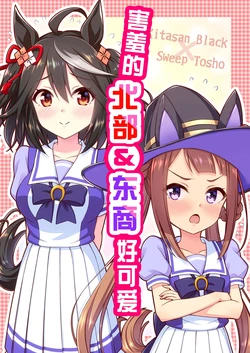 [re:barna (Naoharu)] Tereru KitaSwee wa Kawaii | 害羞的北部&东商好可爱 (Uma Musume Pretty Derby) [Chinese] [透明声彩汉化组] [Digital]