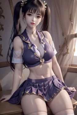 [AI Generated]斗破苍穹 紫妍小学服