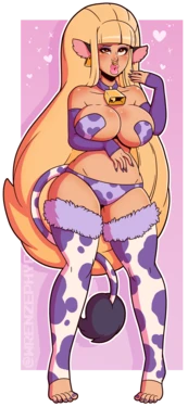 wrenzephyr2 cow girl art