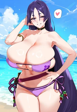 Lucyla803 Minamoto no raikou (swimsuit lancer) NTR/BBC [Request/uncensored] [AI Generated]