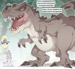 [imaat] Dinosaur-shaped dragon VORE [English/Japanese]