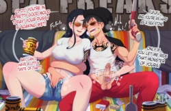 [Hornygraphite] Robin x Luffy's Valentines (One Piece)