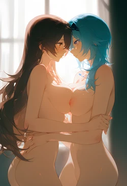 [R-18] Eula X Amber - Genshin Impact (Patreon) [PIXIV] Koni [11261350] [AI Generated] uncensored