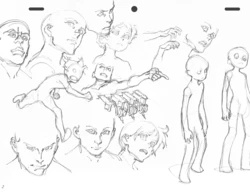 yoh yoshinari rough sketchbook