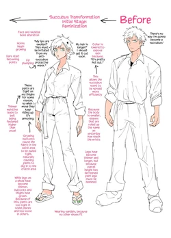 [Mado Guchimoto] Men Succub-ize Phenomenon/Unconscious Succubation TSF Draft [English] {Sankaku Scans}