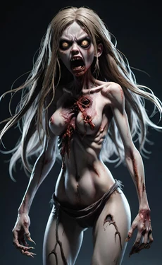 Women Undead, Zombies, Demons, Ghosts [AI Generated] Part ((( 2 )))
