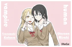 Vampire Kokoro and Human Misaki (BanG Dream!) (English)