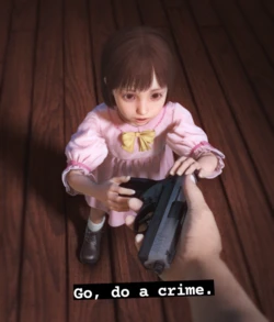 [Lesdias] Marlene with a Gun (Final Fantasy VII)