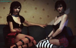 [Deadbolt Returns] Heather and Chloe Midnight Photoshoot Part 1 (Sextape in Hell)