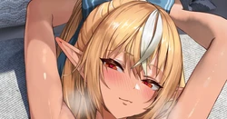 [Dikk0] Shiranui Flare no Half-Elf Bibody o Zonbun ni Nakadashi Ecchi de Tanoshimu CG-shuu (Shiranui Flare)