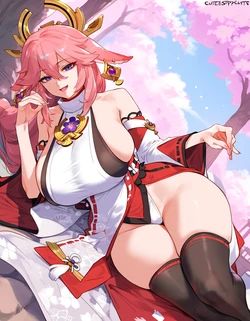 Lucyla803 yae miko anal focus [Request] [AI Generated]