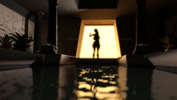 Lara Croft in "The forgotten sands" Chapter 1.