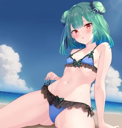 [Kurono Yuzuko] Ruu-chan Mizugi Ecchi (Uruha Rushia)