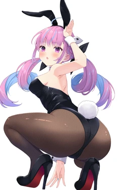 [Kurono Yuzuko] Aqu-tan Bunny Hitori Ecchi (Minato Aqua)