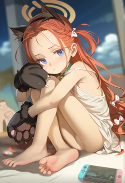 [幼月月] 🐈‍⬛ 🍊 .4k (ブルーアーカイブ)