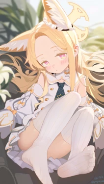 [幼月月] Seia footjob (ブルーアーカイブ)