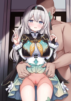 [Arisugawa Kotone] Egao de Peace Shita Mama Minna ni Ikasarechau Firefly-chan (Honkai: Star Rail) [Decensored]