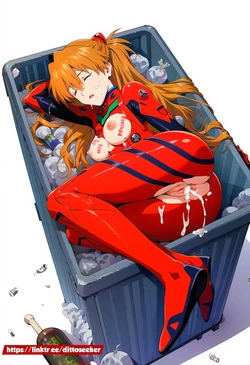 Asuka in the garbade [AI Generated]