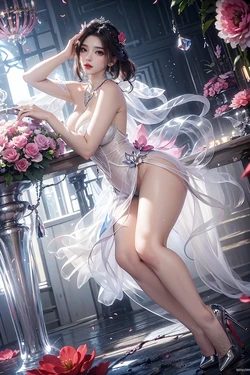 [AI Generated]诛仙-陆雪琪 高跟薄纱美腿