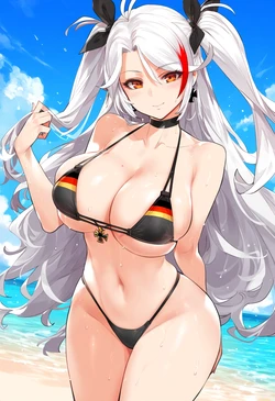 [BonsAi] prinz eugen swimsuit [AI Generated]