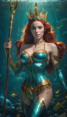 [rompol2] Mera + Wonder Woman (Justice League) [AI generated]