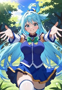 [MY AIart] Aqua (non-H) (KONOSUBA) [AI Generated]
