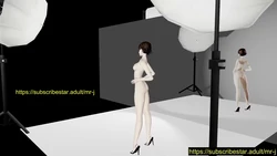 ★  Makoto Niijima Nude High Heels Photo Session ★