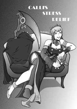 Calli's stress relief (Alt. with pubic hair)