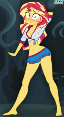 Sunset Shimmer in the Forestby uzzi dash ponydubberx